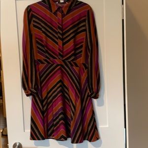 DVF Chrissie silk wool dress
